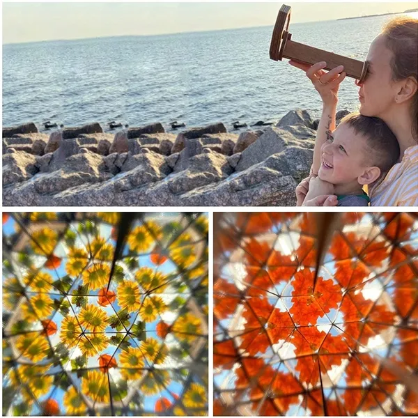 Picture of KIBTOY™Wooden Handmade Kaleidoscope Kit