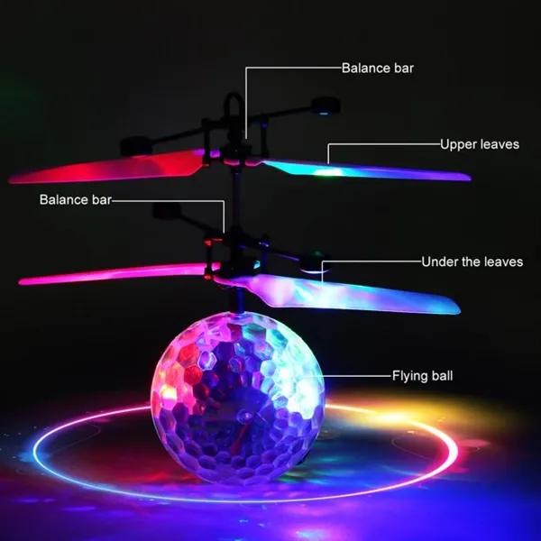 Picture of KIBTOY™ LED Flying Disc Ball