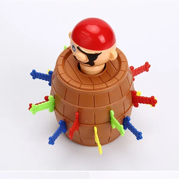 Picture of KIBTOY™ Pirate Barrel Turntable Game 