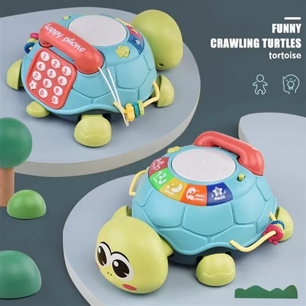Picture of KIBTOY™ Baby Crawler Musical Turtle