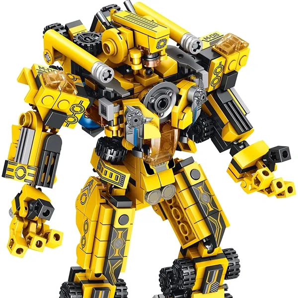 Picture of KIBTOY™ Engineering Building Brick Construction Vehicle Kit