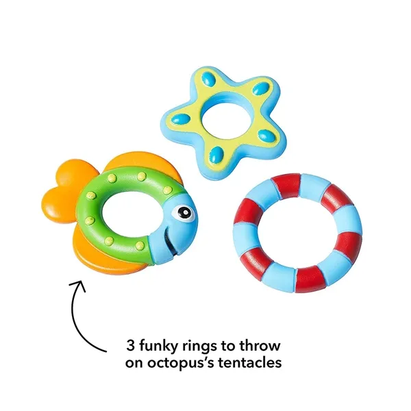 Picture of Octopus Bath Toy with 3 Octopus Rings (Purple)