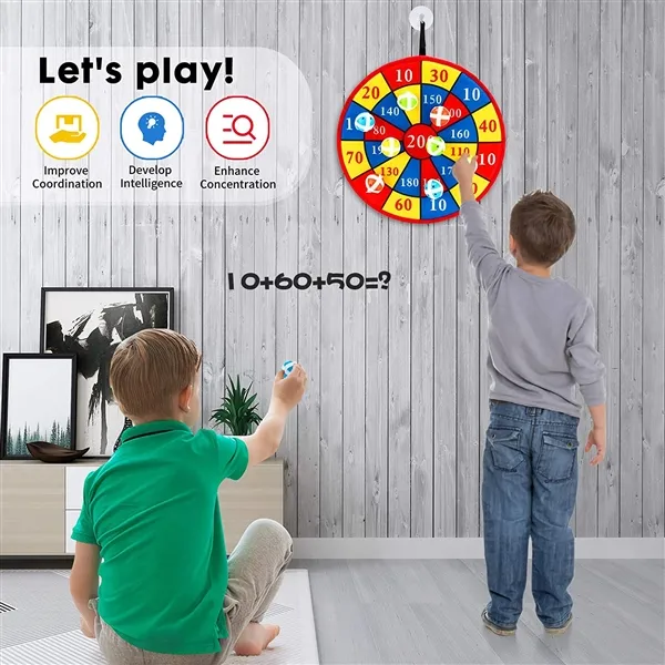 Picture of KIBTOY™ Large Dart Board with sticky balls 