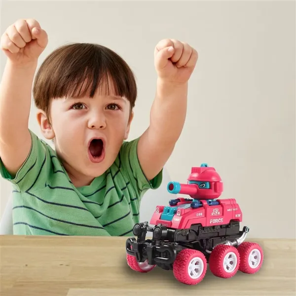 Picture of KIBTOY™ 2 in 1 Inertial Tank Car Toy
