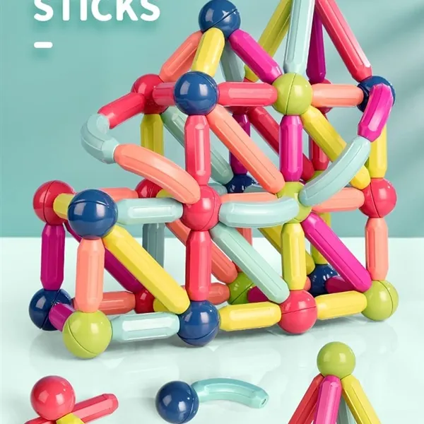 Picture of KIBTOY™ Magnetic Balls and Rods Building Blocks Set 