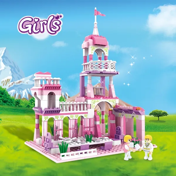 Picture of KIBTOY™ Princess Castle Building Blocks