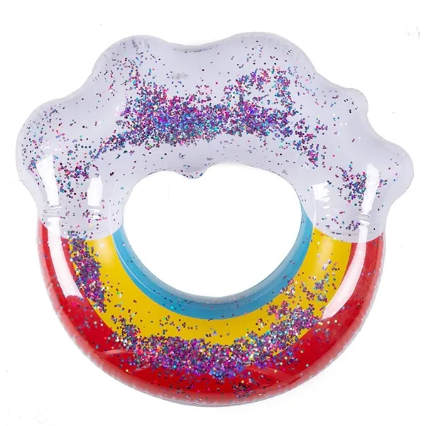 Picture of KIBTOY™ Inflatable Rainbow Swim Ring