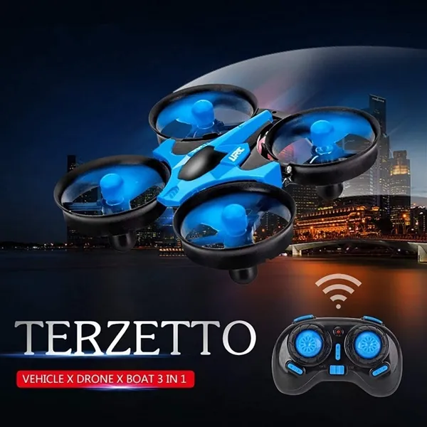 Picture of KIBTOY™ 3 in 1 Mini Drone Boat and Vehicle