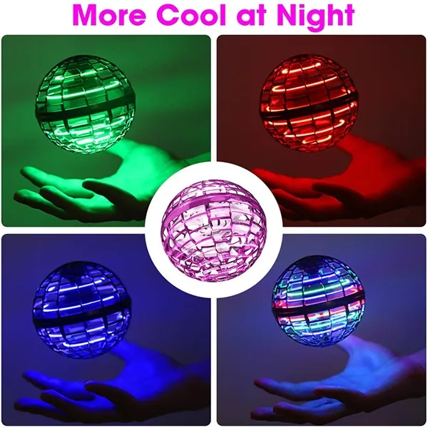 Picture of 2.0 Upgrade Flying Orb Toys Flying Spinner Mini Drone Flying Ball (Blue,Red and Pink)
