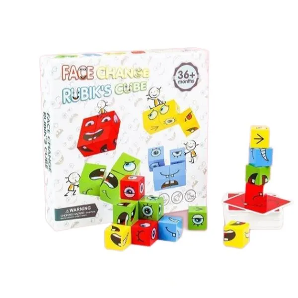 Picture of KIBTOY™ Face-Changing Magic Cube 