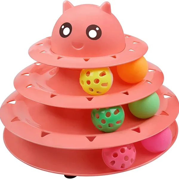 Picture of KIBTOY™ 3-Level Turntable Cat Toy