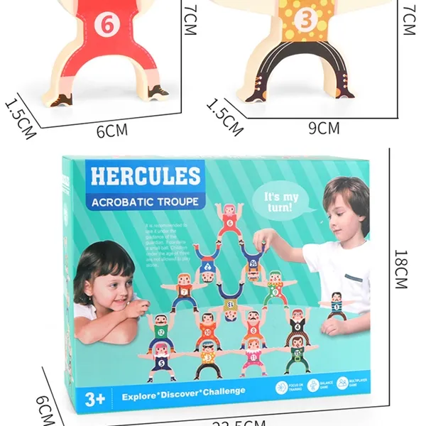 Picture of KIBTOY™ Wooden Stacking Game Set