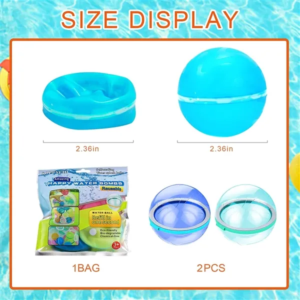 Picture of KIBTOY™ Self-Sealing Silicone Water Balloons 