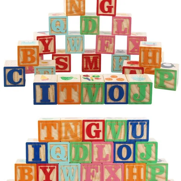 Picture of KIBTOY™ Wooden Learning Blocks 