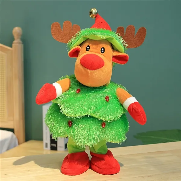 Picture of Sing and Dance Christmas Tree Plush Stuffed Electric Toys Christmas Gift for Kids, 15.7"