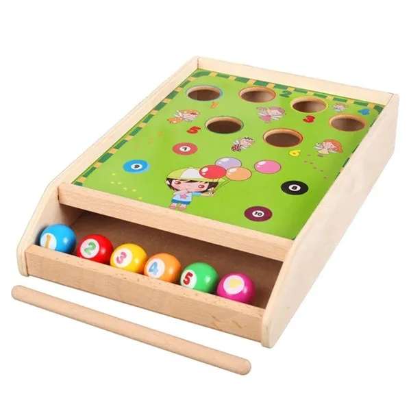 Picture of Children Wooden Fun Billiard Game Toys