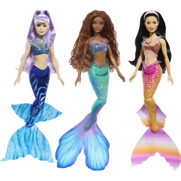 Picture of Disney The Little Mermaid Ariel and Sisters Doll Set with 3 Fashion Mermaid Dolls