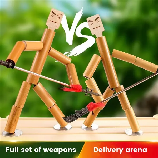 Picture of KIBTOY™ Two Player Fighting Toy Bamboo people