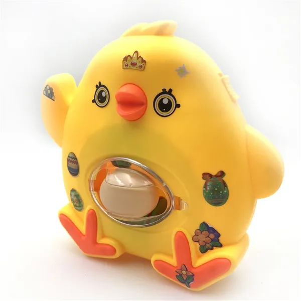 Picture of Easter Egg Decorator Spinner Kit Includes Chick Decorating Machine  Battery Driven Motorized Egg Whirler for Kids Party Activities