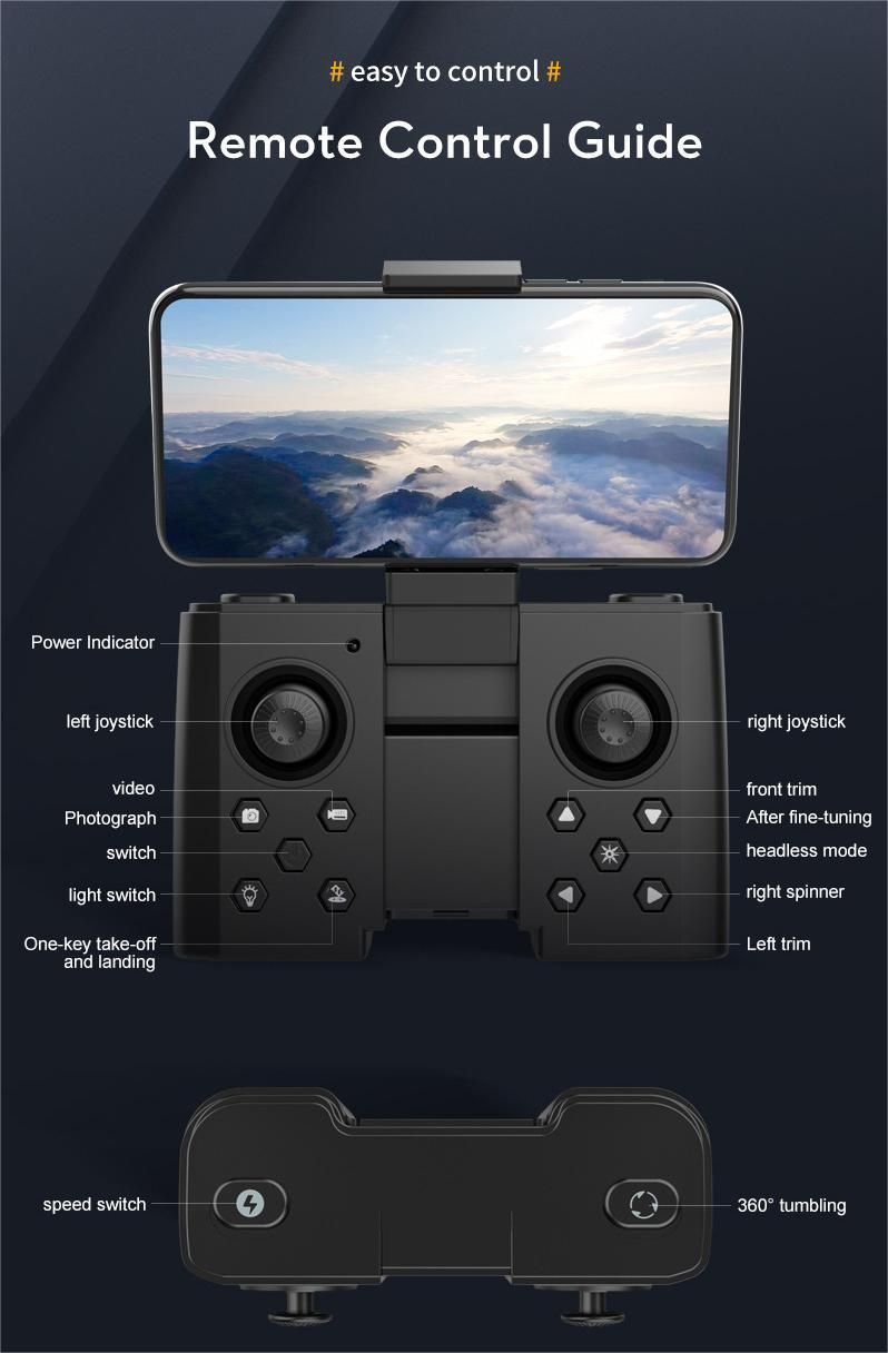 Kibtoy a mini camera drone with dual HD FPV cameras, easy to operate, cheap Kibtoy a mini camera drone with dual HD FPV cameras, easy to operate, cheap