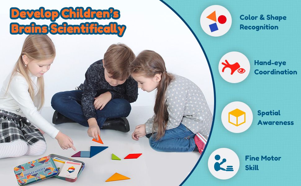 kibtoy wooden tangram set