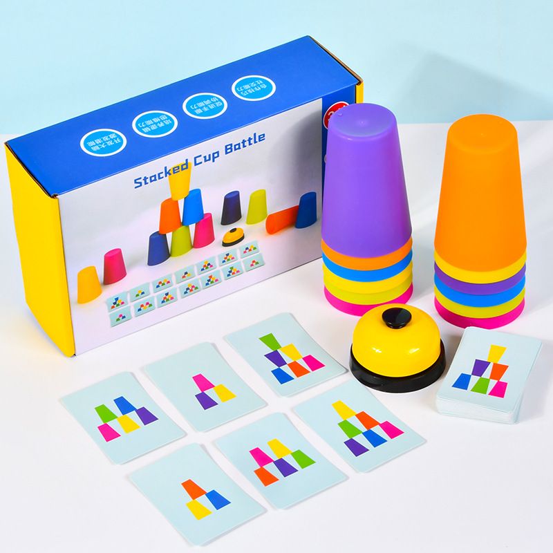 Kibtoy tabletop games, quick cup stacker game