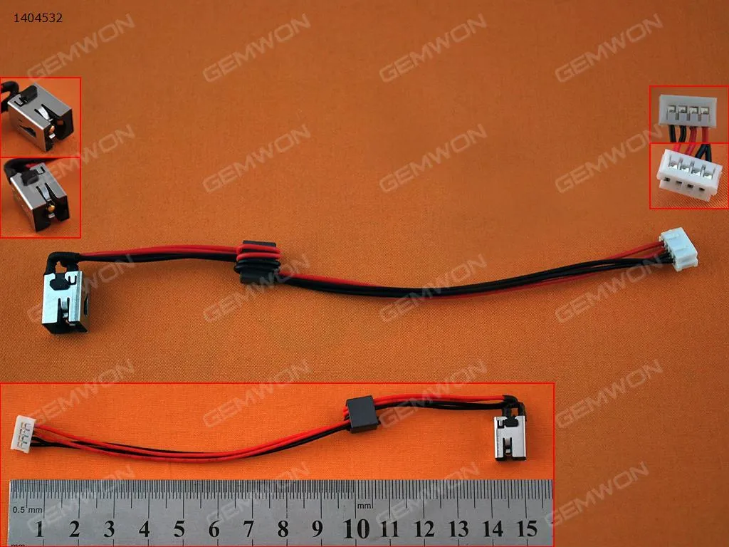 Picture of TOSHIBA satellite C55-A5282 C55-A5246NR m645-s4050 m645-s4047 m645-s4114  (with cable，Cable Length: Approx. 14.5cm)
