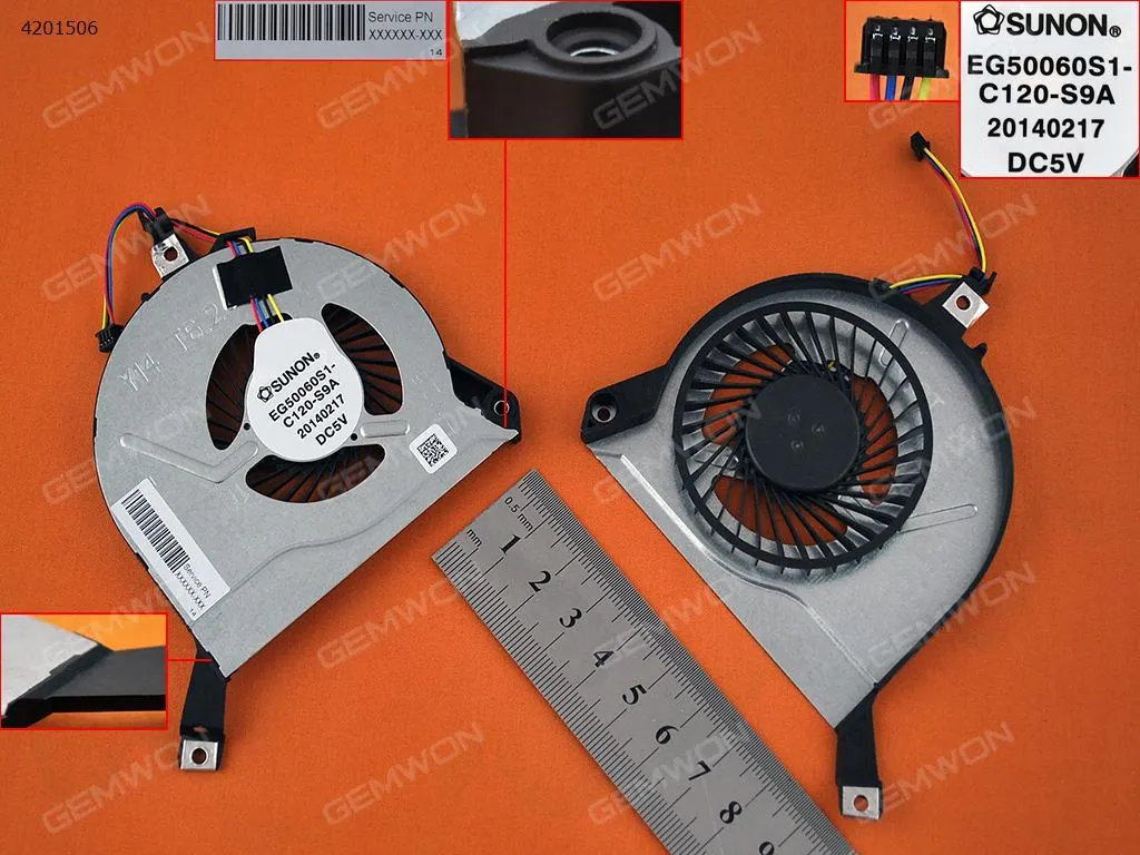 Picture of Laptop fan for HP Pavilion 15-P series 17-F(Original)