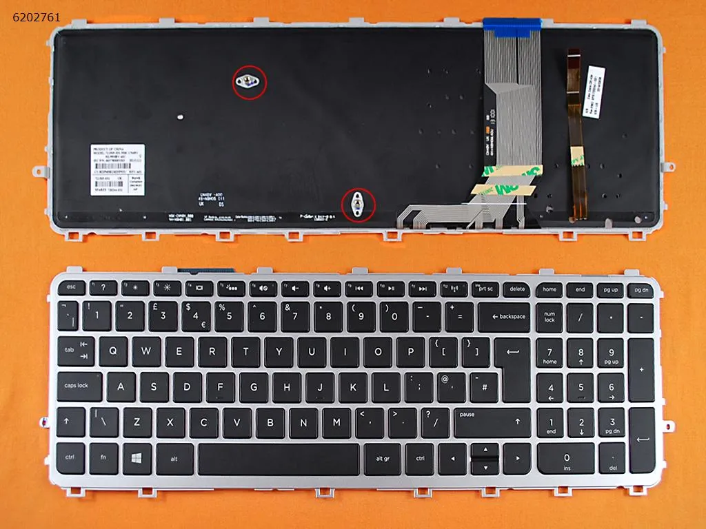 Picture of HP ENVY 15-j Series SILVER FRAME BLACK( BLACKlit, For Win8)