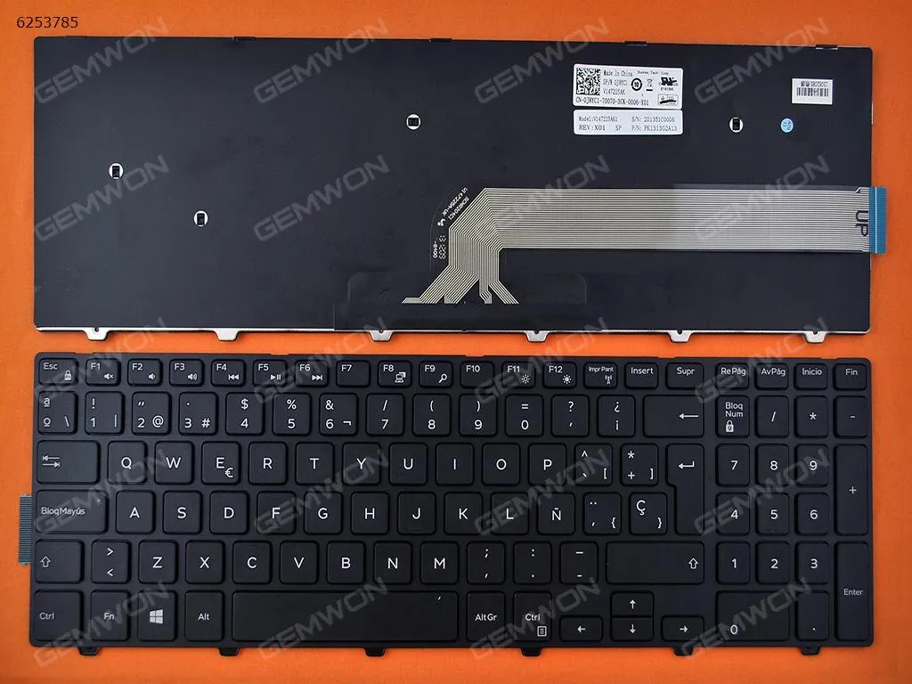 Picture of Dell Inspiron 15-5000 Series 5547 5521 5542 BLACK FRAME BLACK (Win8)