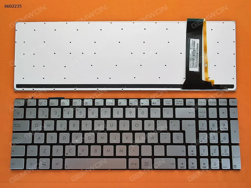Picture of ASUS N56 N56V U500VZ N76 N76VM N76VJ SILVER( Backlit,Win8)