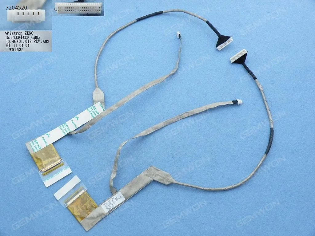 Picture of Laptop LCD/LED cable for HP ProBook 4520S 4525s 15.6' LCD+CCD，OEM
