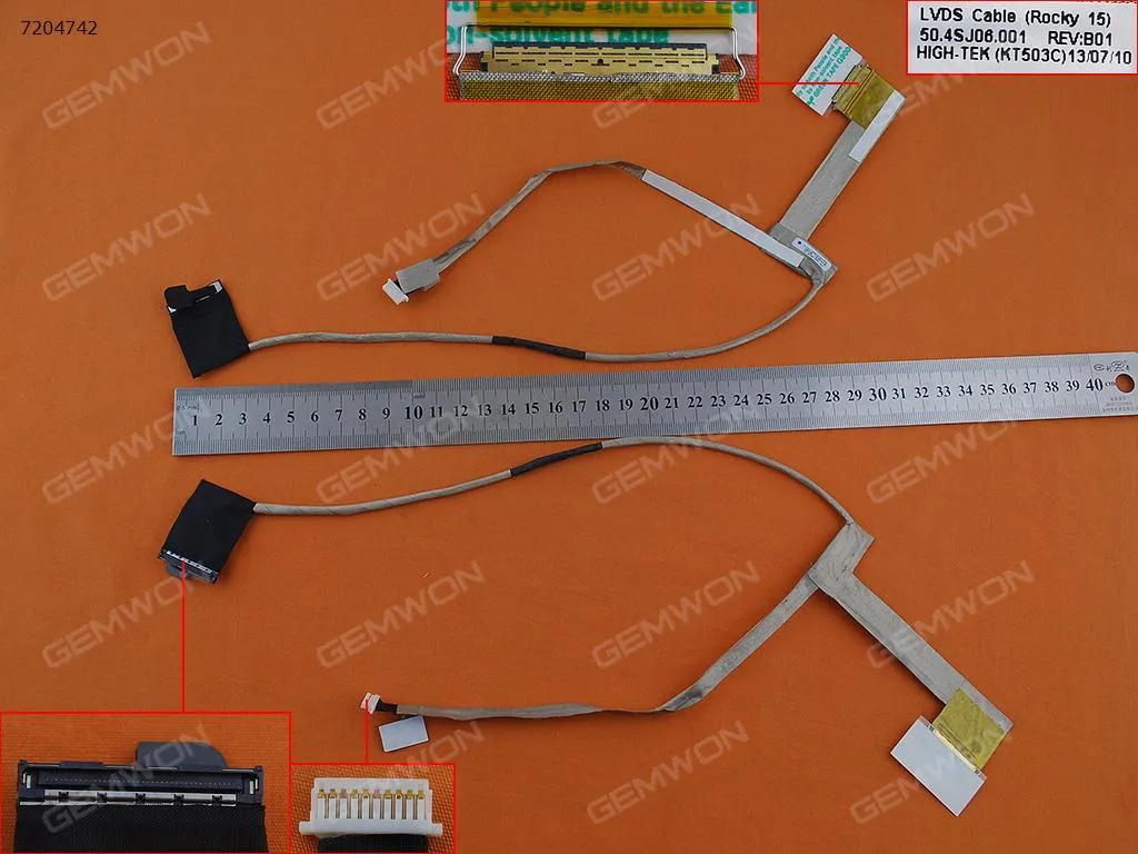 Picture of Laptop LCD/LED cable for HP 4540s 4570s 4730s(For ultra-thin screen,version 2)，OEM