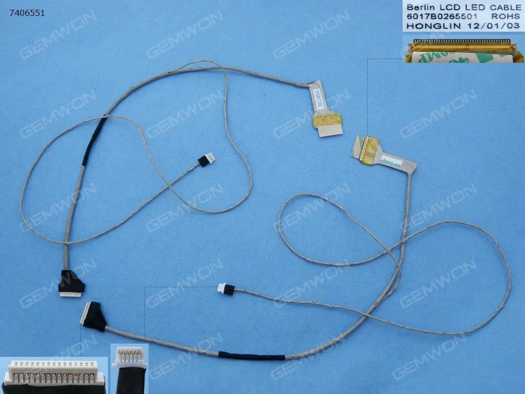 Picture of TOSHIBA Satellite  C650 C650D  C655 C655D 15.6"(With camera connector),OEM