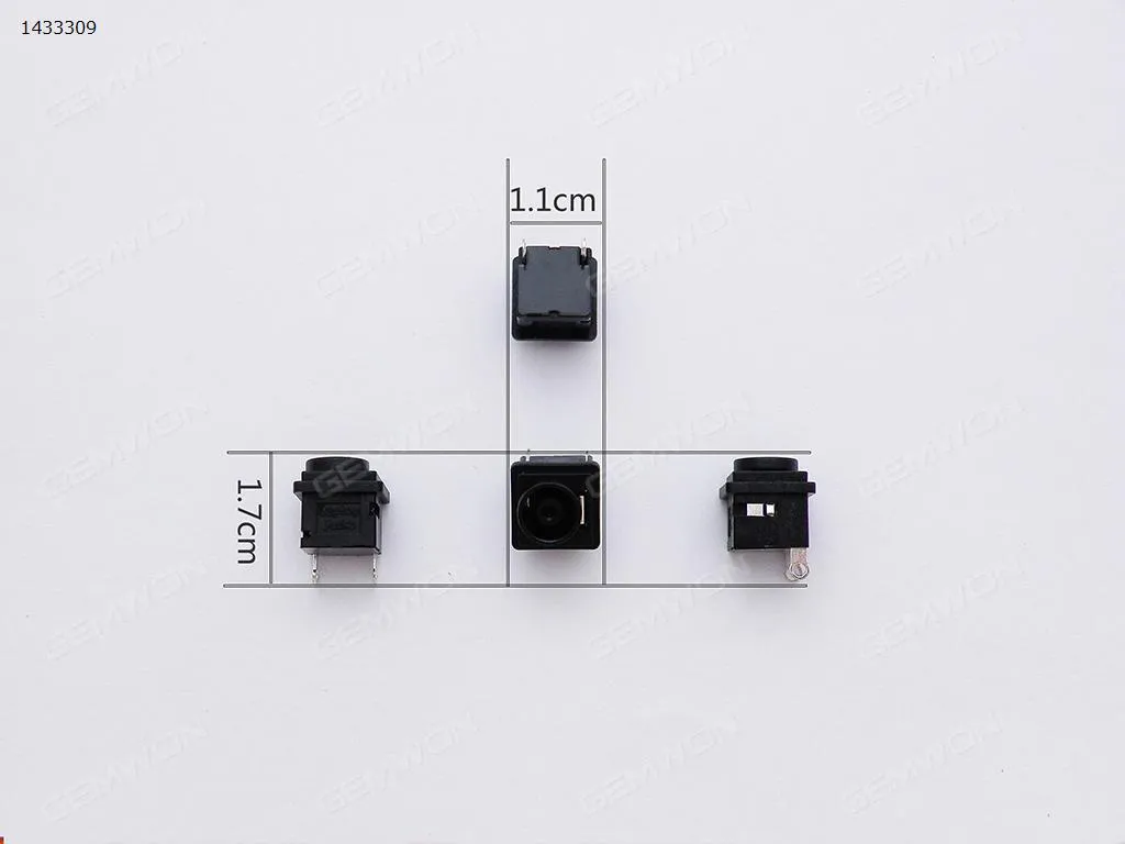 Picture of SONY  VGN-K series (VGN-K20P), PCG-K series (PCG-K12P, PCG-K13, PCG-K14, PCG-K15, PCG-K17, PCG-K20P, PCG-K22P, PCG-K23, PCG-K25, PCG-K27, PCG-K33, PCG-K33P, PCG-K35, PCG-K37, PCG-K45, PCG-K47) dc power jack without cable, requires soldering of existing cable