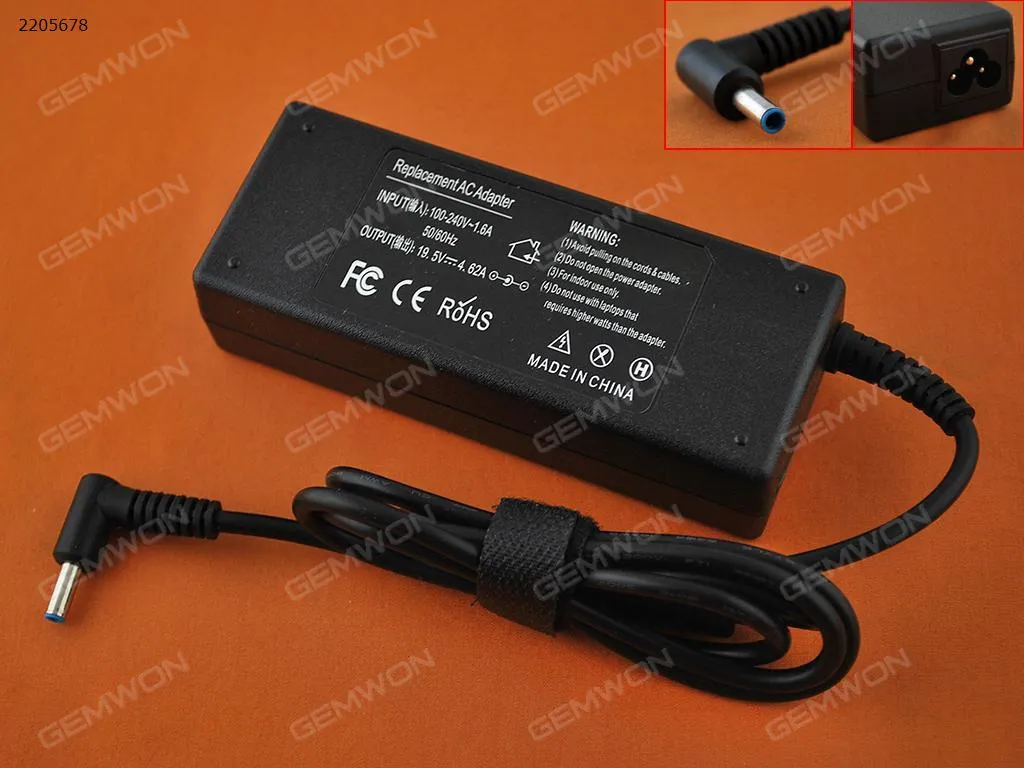Picture of HP 19.5V 4.62A Φ4.5*3.0mm 90w (High Copy)