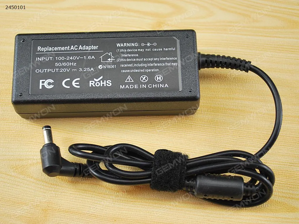 Picture of FUJITSU 20V 3.25A Φ5.5*2.5mm 65W (High copy)