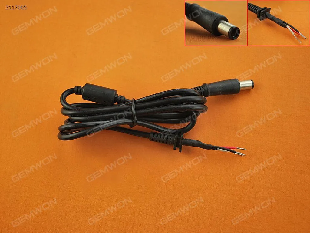Picture of DELL 7.5x0.7x5.5mm DC Cords,0.3㎡ 1.2M,With Pin,Material: Copper,(Good Quality)