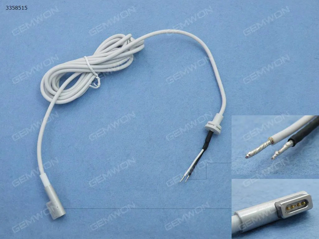 Picture of Replacement Cord For APPLE Adapter, 60w, 80w(Old Version,Version 1)，0.5㎡ 1.7M,Material: Copper,(Good Quality)