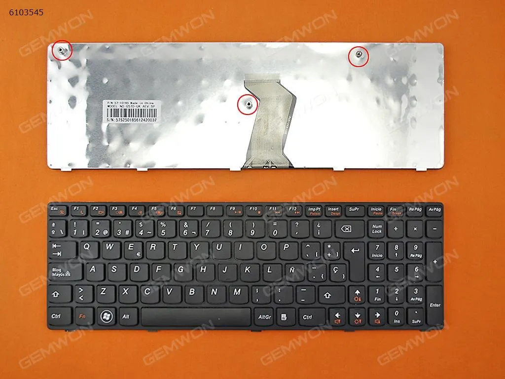 Picture of LENOVO Ideapad Z560 Z560A Z565A G570 BLACK FRAME BLACK OEM
