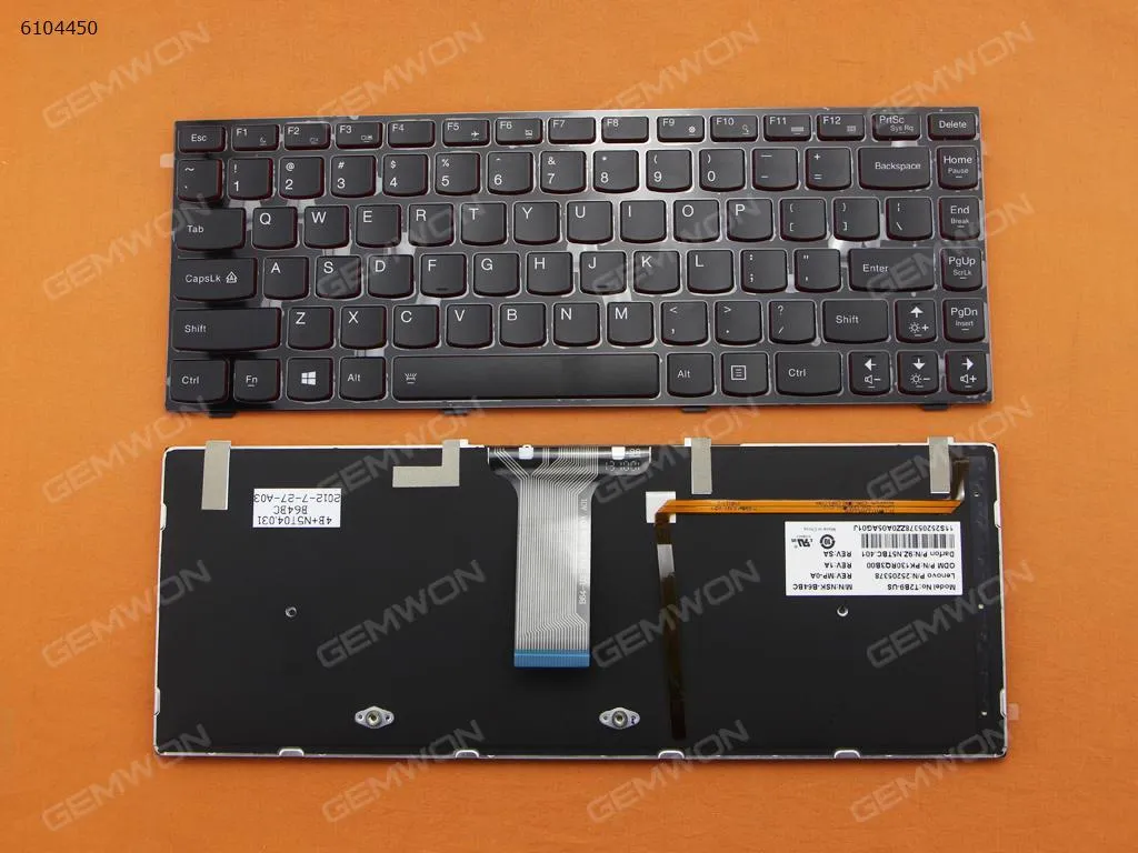 Picture of LENOVO Y400 BLACK FRAME BLACK(Backlit,Redside,For Win8)