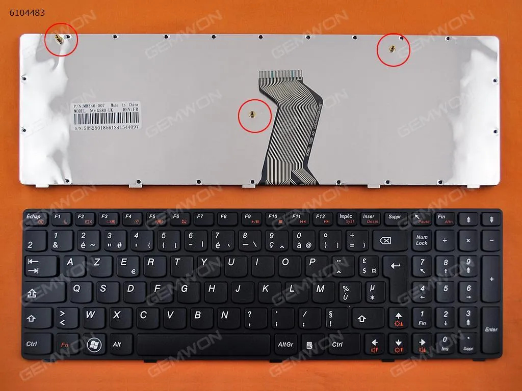 Picture of LENOVO Ideapad Z580 V580 G580 BLACK FRAME BLACK OEM