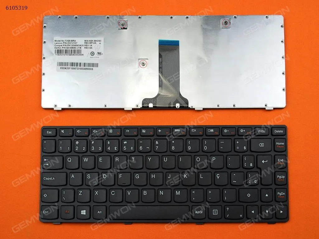 Picture of LENOVO Z380 Z480 Z485 G480 G485 BLACK FRAME BLACK(For Win8)