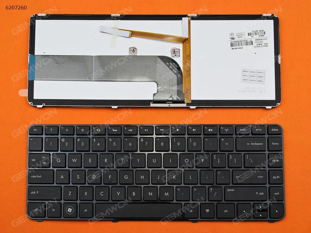 Picture of HP DV4-3000 GLOSSY FRAME BLACK Backlit