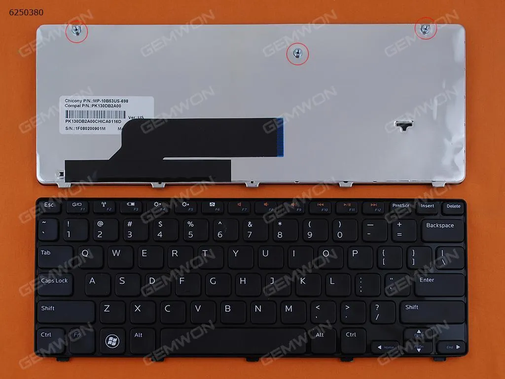 Picture of DELL Inspiron M101z BLACK FRAME BLACK