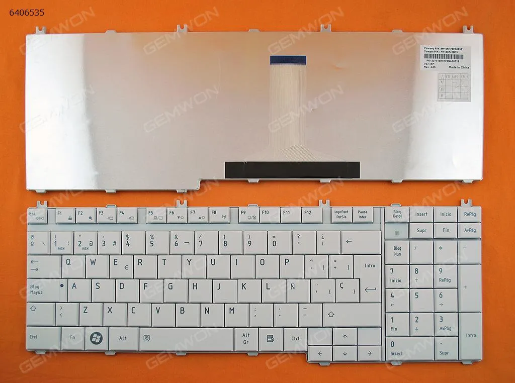 Picture of TOSHIBA Satellite A500 F501 P505 WHITE