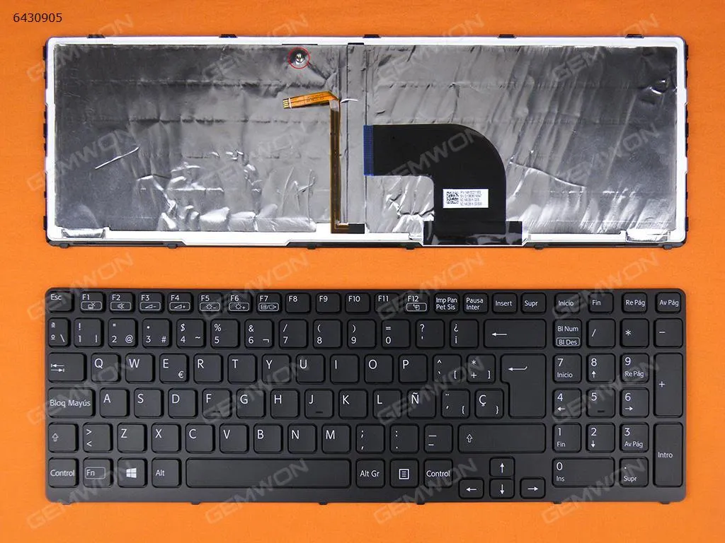 Picture of SONY SVE17 BLACK FRAME BLACK(For Win 8 OS,Backlit)
