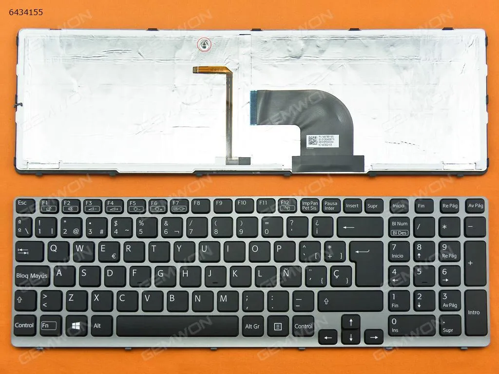Picture of SONY SVE15 GRAY FRAME BLACK(Backlit,For Win8)