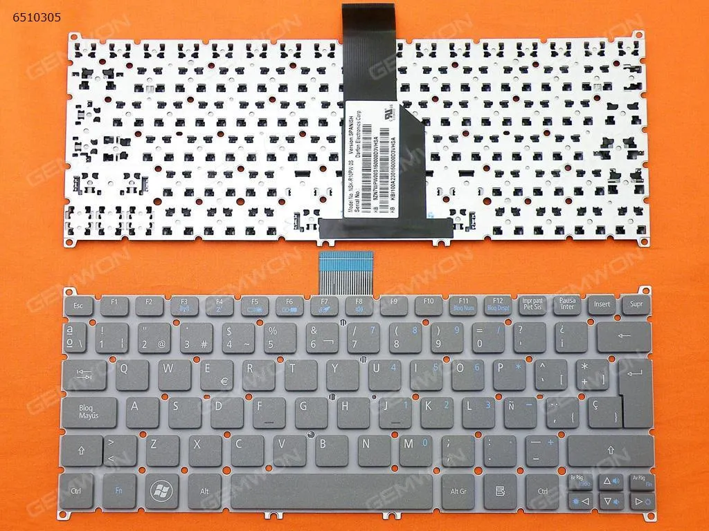 Picture of ACER  S3-951 S3-391 S5-391 V5-171 Aspire One 725 756 TravelMate B1  GRAY