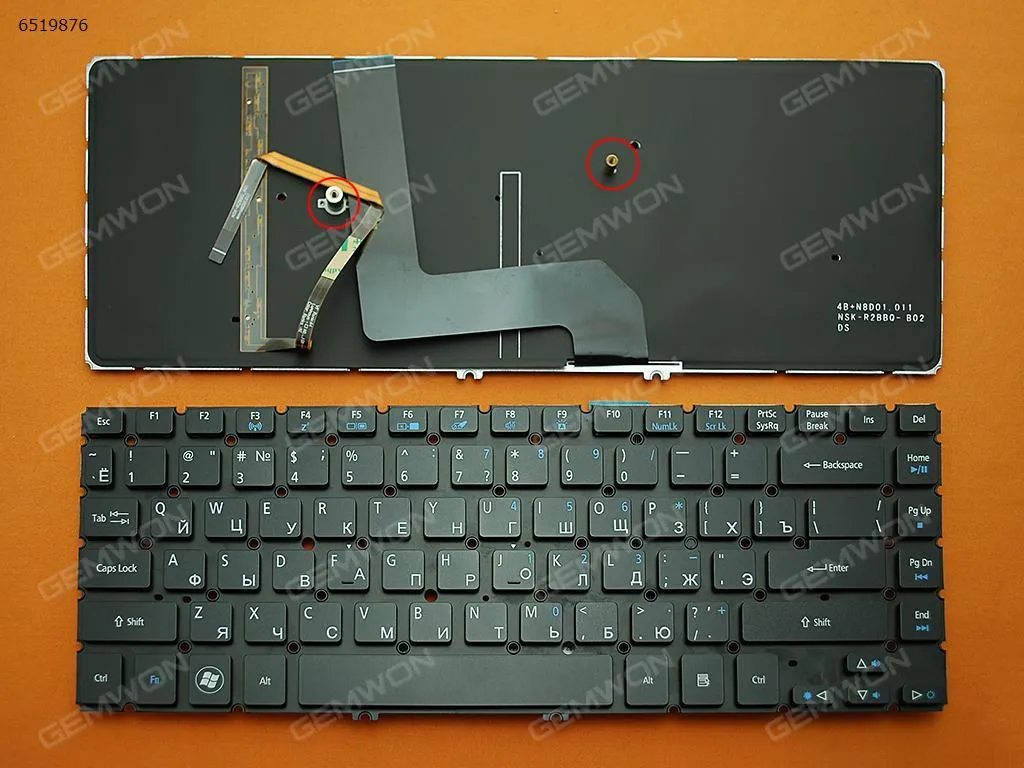Picture of ACER Aspire M5-481T M5-481TG M5-481PT M5-481PTG BLACK(With Backlit board)